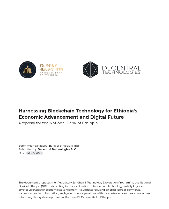 Blockchain and Ethiopia Overview