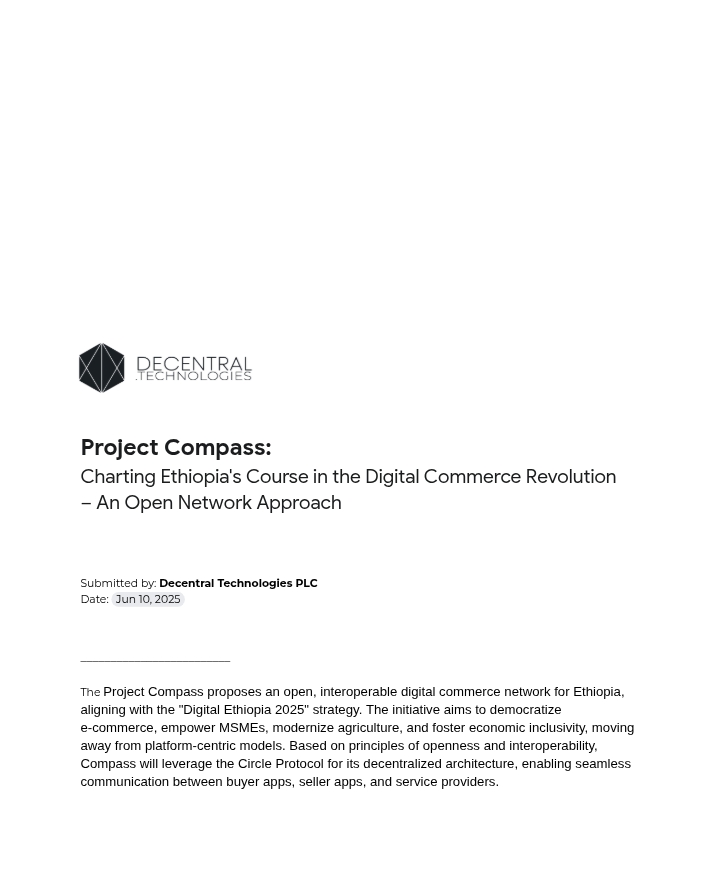 Project Compass: Open